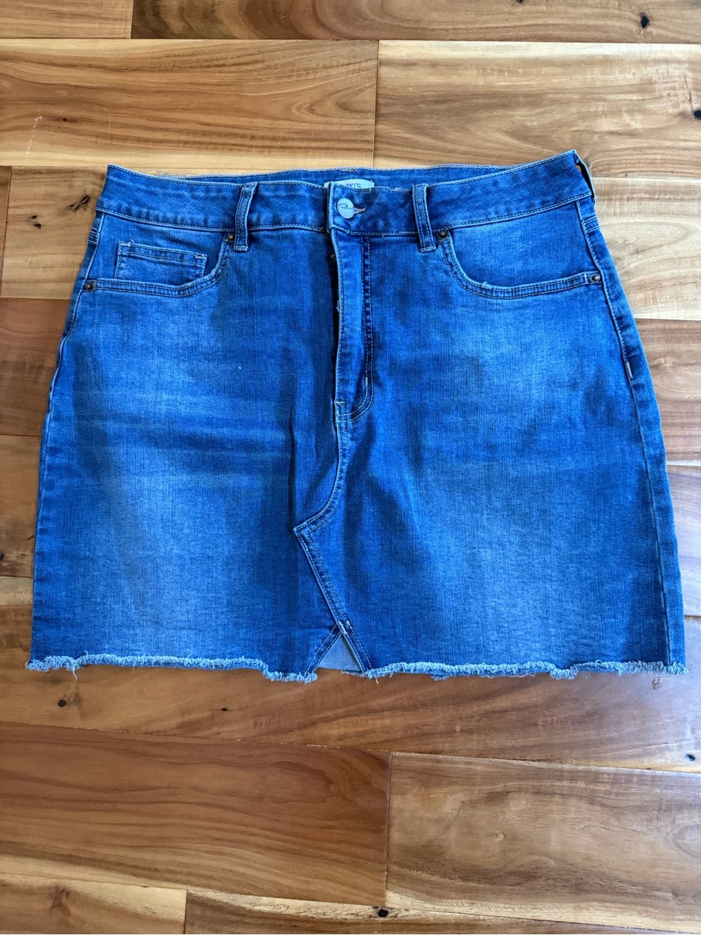 Classic Blue Denim Mini Skirt